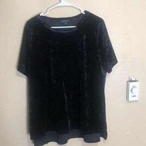 Black Velvet Lane Bryant Top